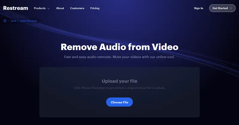 Restream audio remover