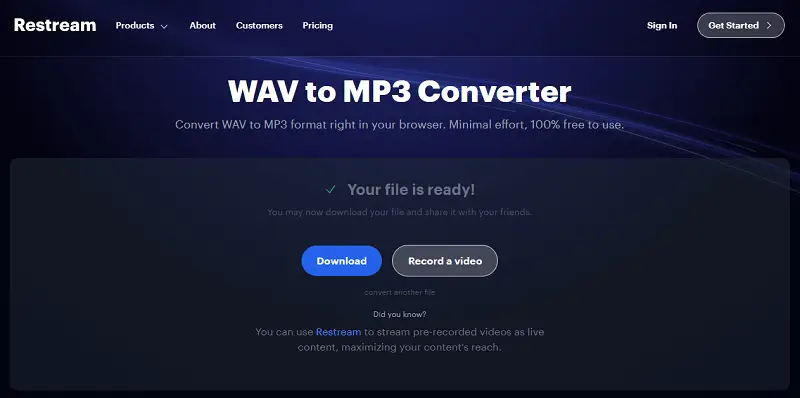 Online WAV file converter Online WAV file converter