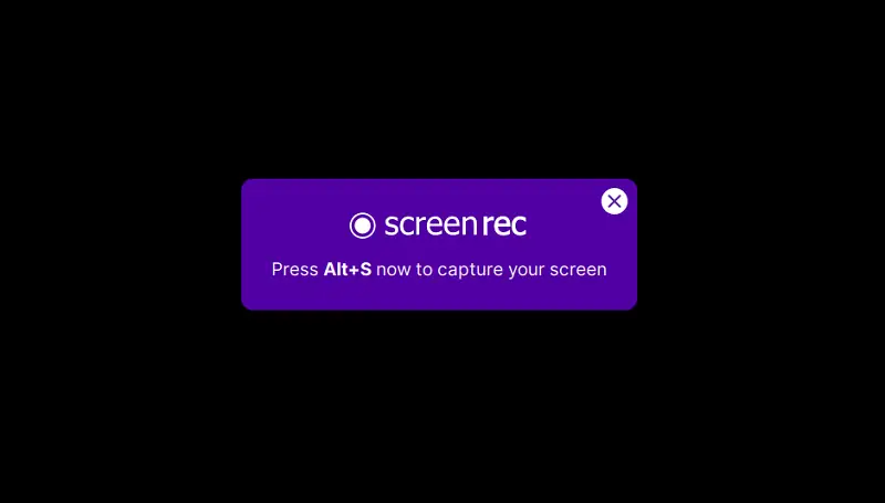 ScreenRec - Hotkeys