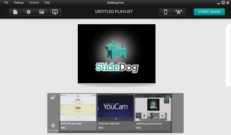 Adding images to SlideDog Adding images to SlideDog