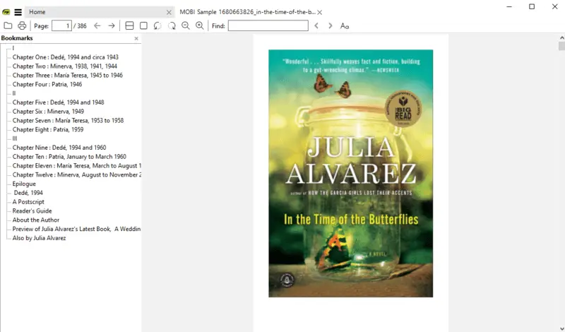 Sumatra PDF Reader - eBook reader for Windows