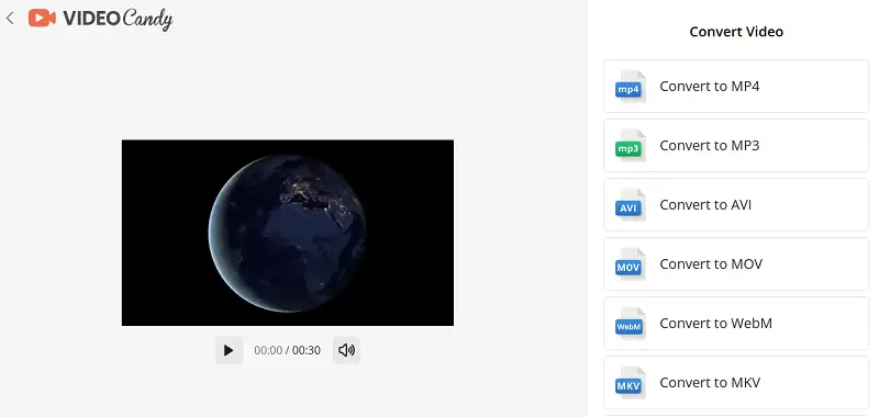 Online video converter