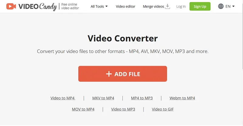 How to change video format online