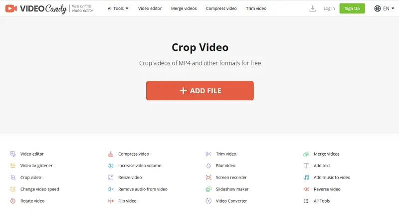 Video Candy interface Video Candy interface