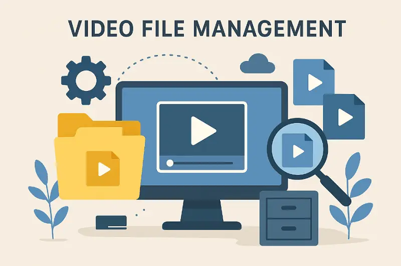 File management for video editors workflow