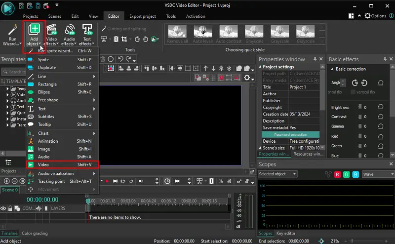 VSDC Free Video Editor 2