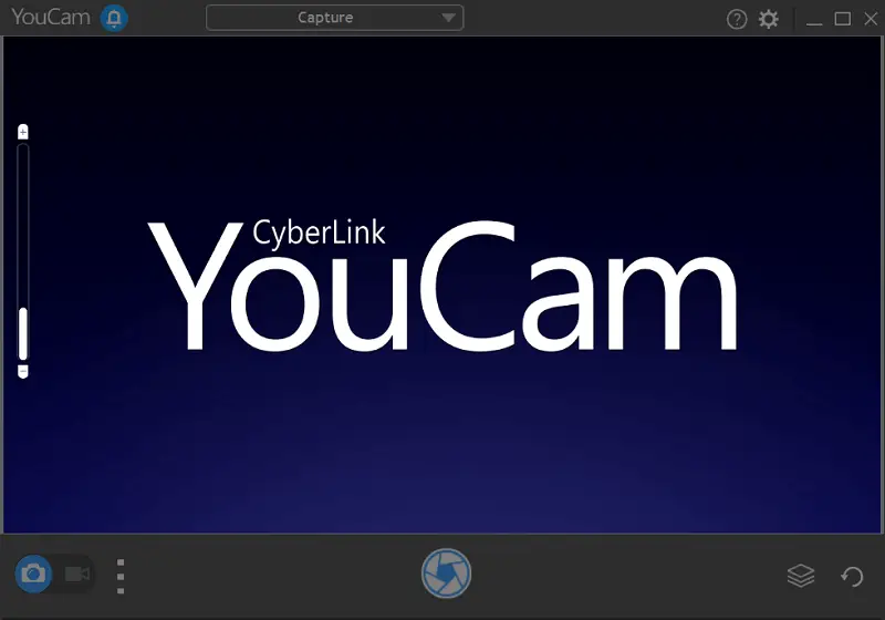 Webcam app interface