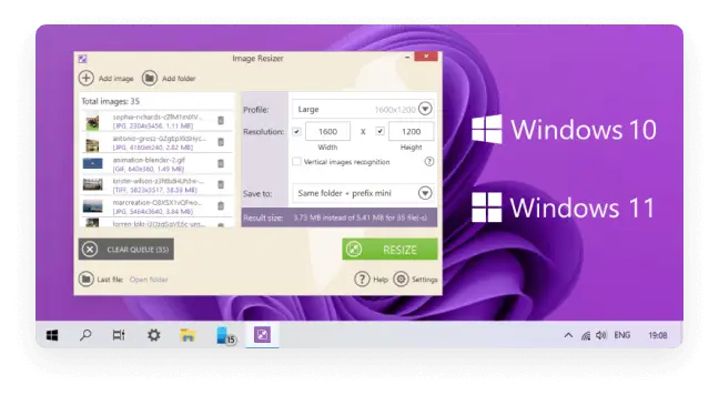 Windows 画像サイズ変更 パソコン