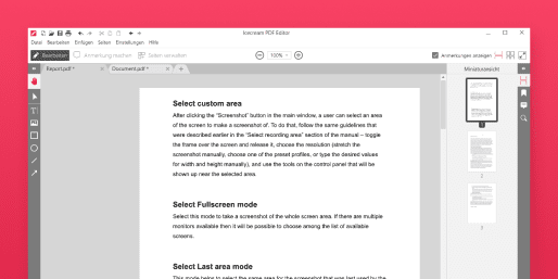 PDF ansehen und PDF-Datei bearbeiten