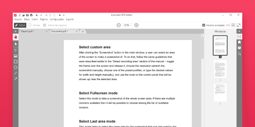 Visualize e edite PDFs