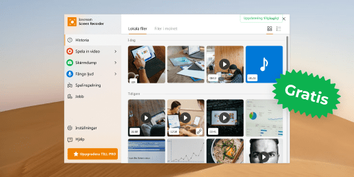 Gratis skärminspelare