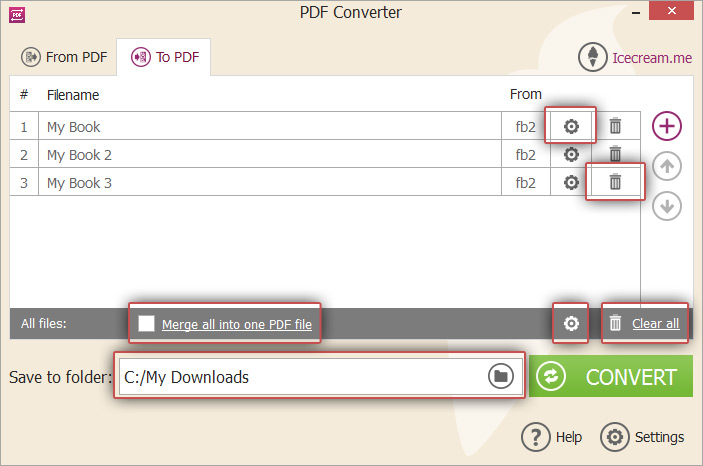 How to convert FB2 to PDF