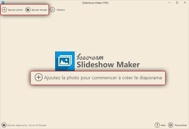 Ajouter les images Ajouter les images
