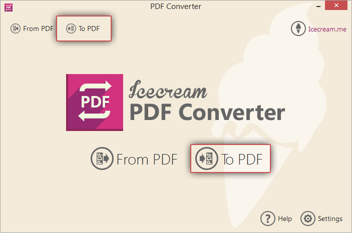 PDF converter setup