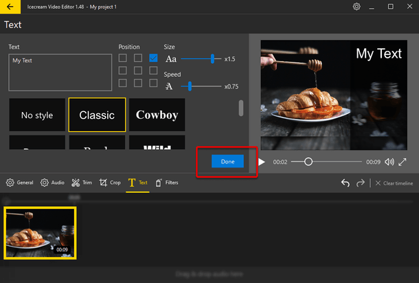 Add text to video Add text to video
