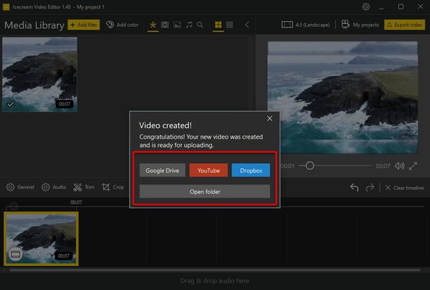 Save video without audio